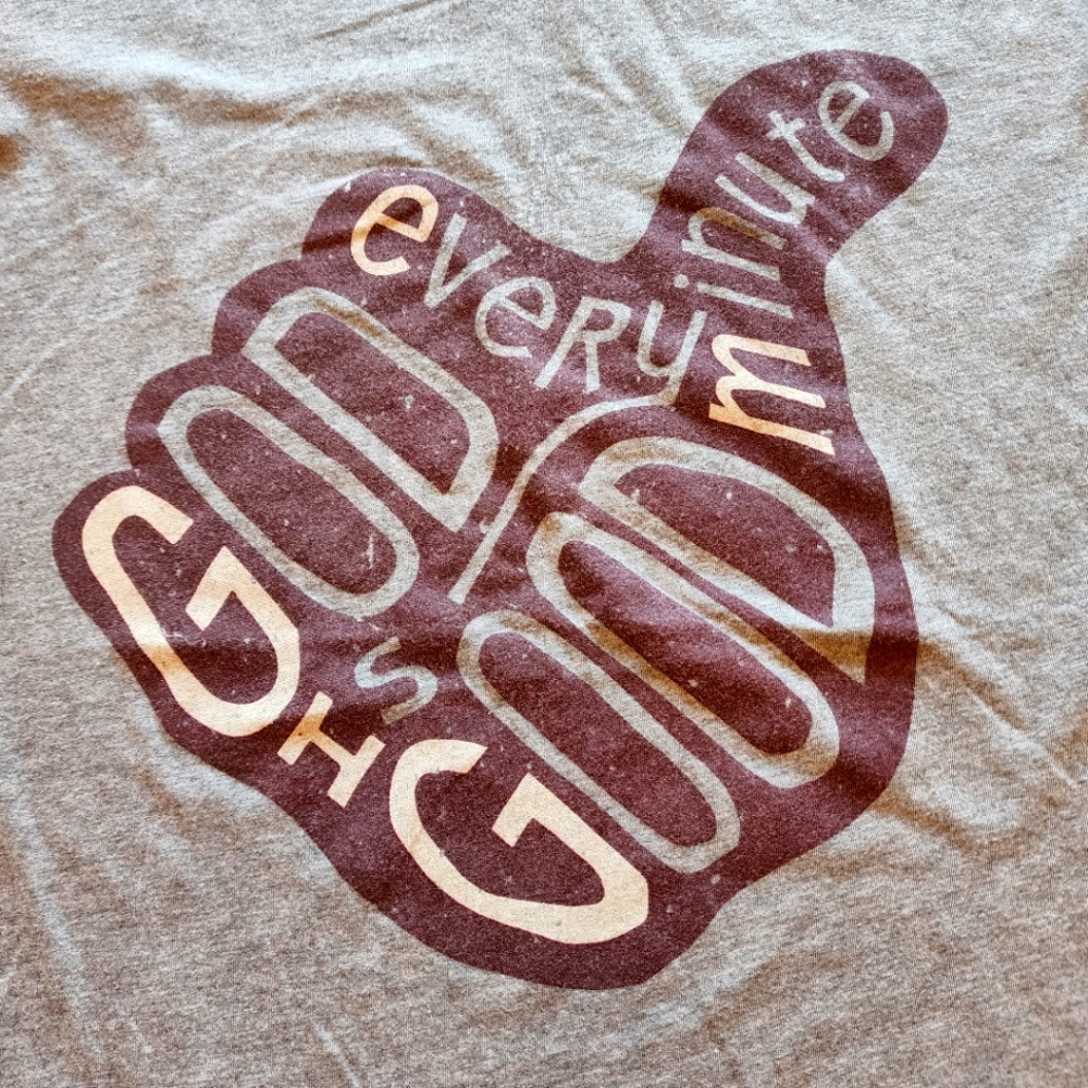 Bella Canvas Womens A&M God Is Good Every Minute Tshirt Size Medium
